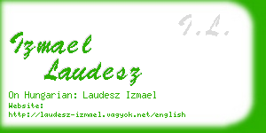 izmael laudesz business card